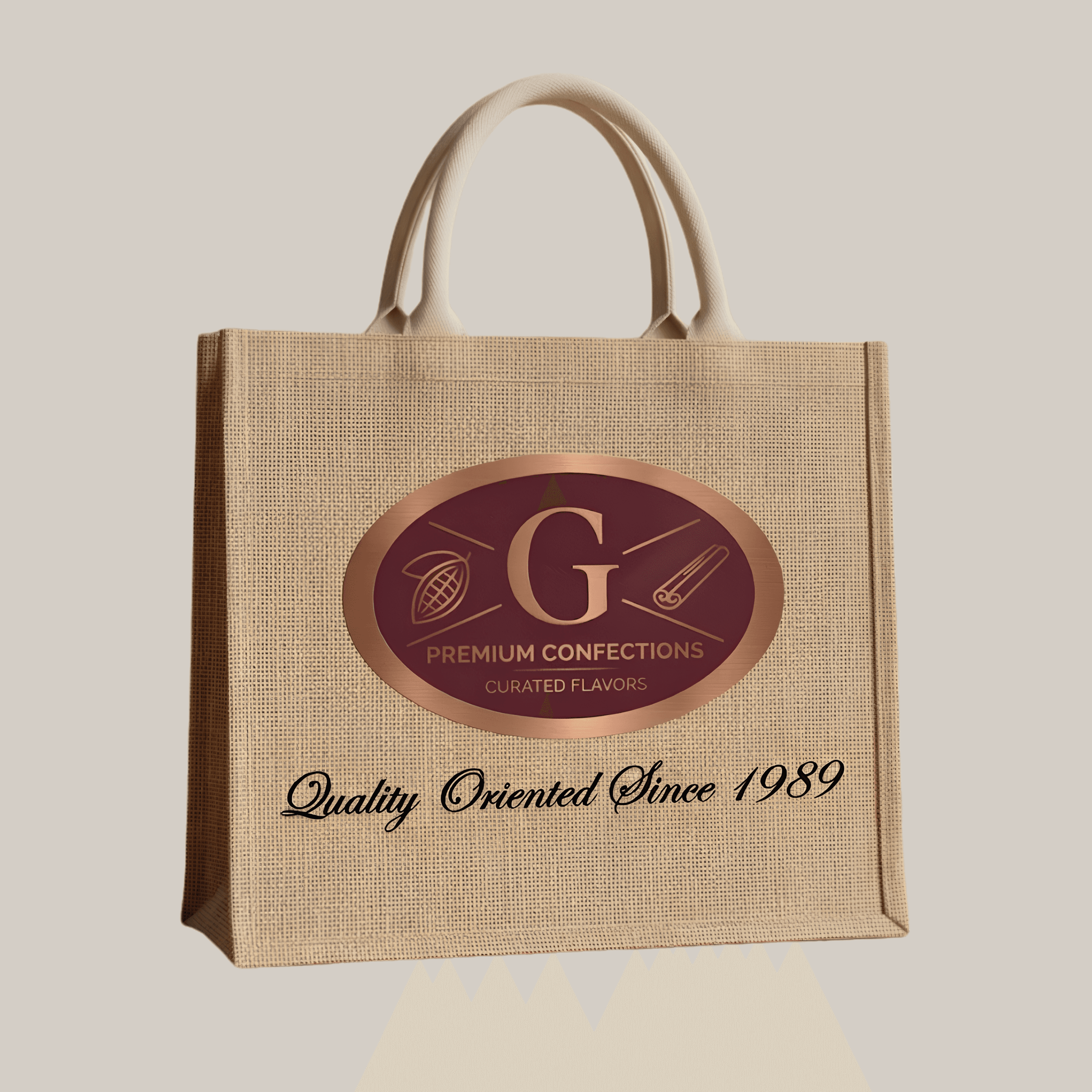 Eco-Friendly Custom Printed Jute Shopping Bag